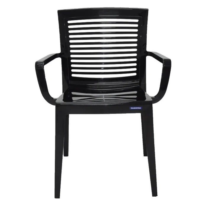 Silla Victoria Con Posa brazos en Polipropileno - Color negra - 92042/009 en Negro - Sillas, Uruguay | Champagne Home