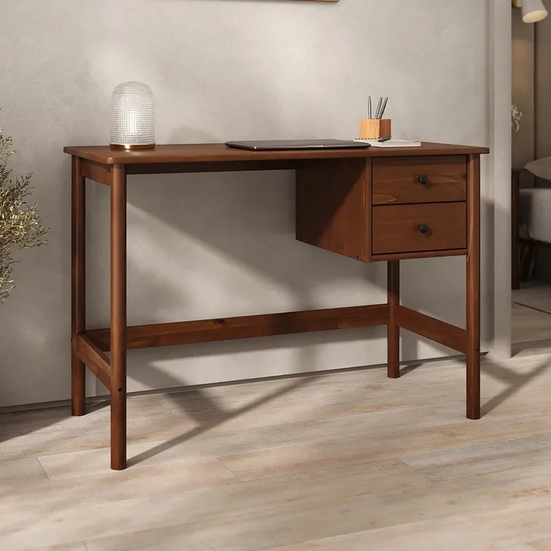 Escritorio 110cm Apama - Madera Maciza en Madera natural - Escritorios, Uruguay | Balton, vista 14