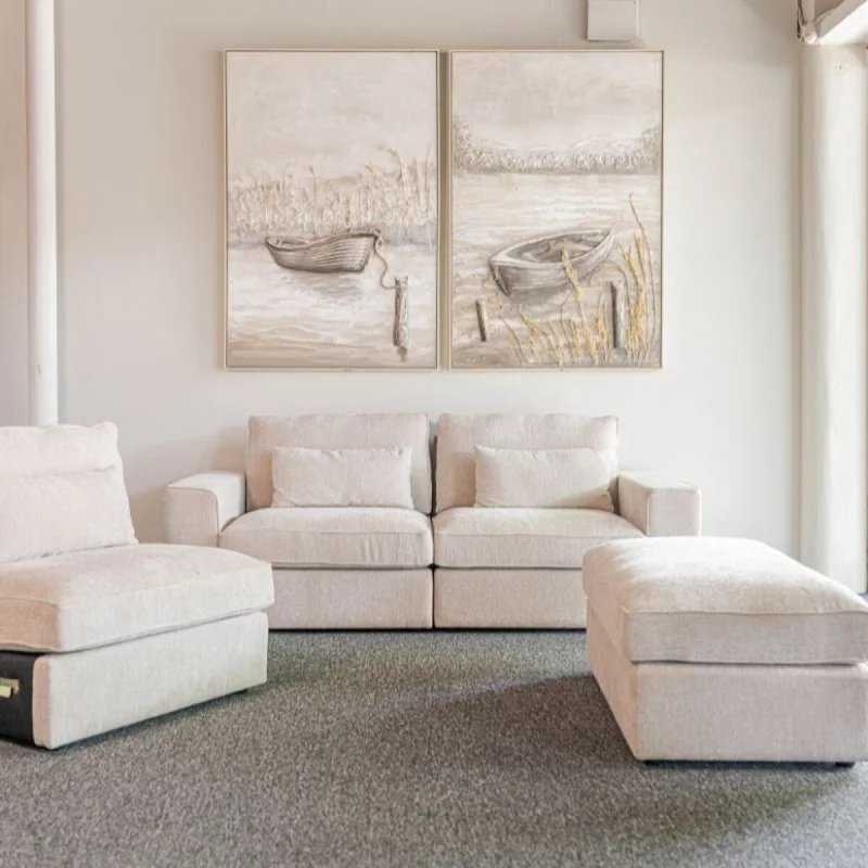 Sofá Treviso / Beige en Beige - Sillones y sofás, Uruguay | Fábrica Italiana, vista 3