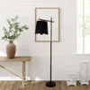 Luminaria de pie pantalla negra y detalles en madera E27 163cm en Negro - Lámparas de pie, Uruguay | Iluminica, vista 4 de 6
