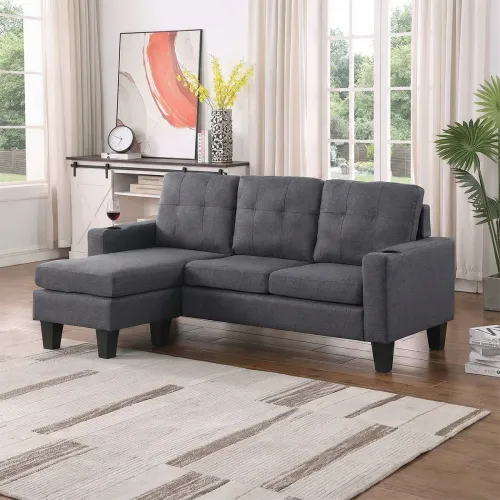 Sillón Chaise de 3 cuerpos con Isla - Vogue - Sillones y sofás, Uruguay | Delta Center