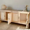 Rack con puertas y laterales en esterilla natural en Madera natural - Muebles, Uruguay | Decoramuss, vista 3 de 6