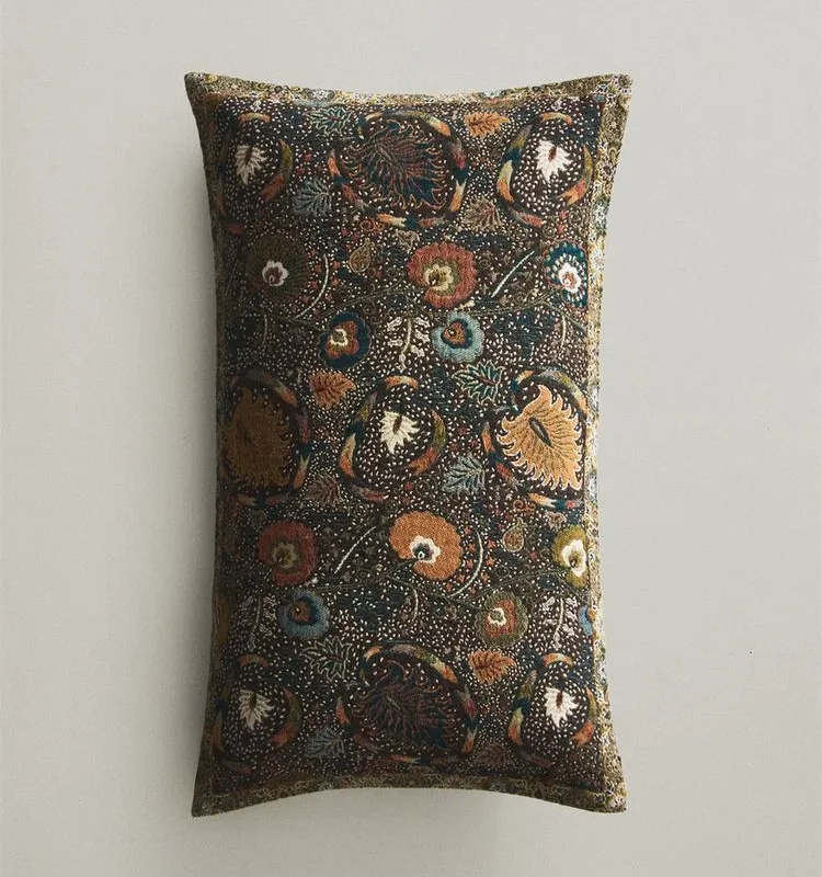 FUNDA COJÍN JACQUARD FLORAL - Textiles, Uruguay | Zara Home