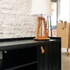 Lámpara de Mesa Join Castaño Pantalla Algodón - Lámparas de mesa, Uruguay | Berna home, vista 2 de 2
