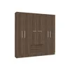 Placard Ropero 6 Puertas Mdp Marron 0600r Viena en MALBEC - Roperos y placares, Uruguay | Divino, vista 3 de 3
