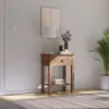 MESA DE LUZ LINEA MEXICANA NOGAL MEX035NO - Mesas de living, Uruguay | Rosas Hermanos, vista 2 de 2