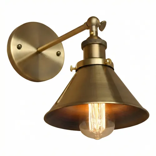 Aplique de Pared Antique Bronze en Dorado - Iluminación, Uruguay | La Perla