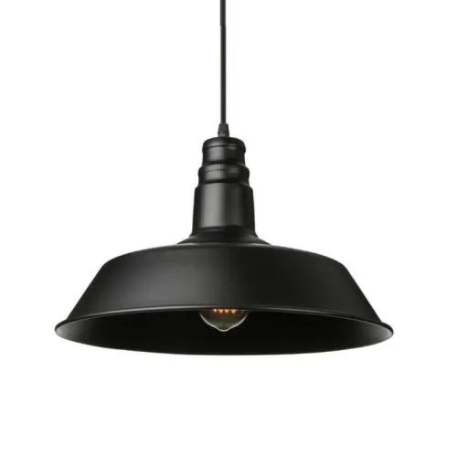 Lámpara Colgante Vintage Bell Negro Grande ø 46cm en Negro - Lámparas colgantes, Uruguay | Serlux