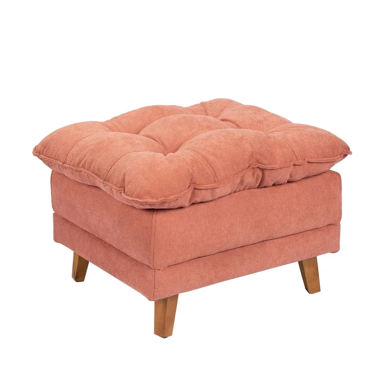 Poltrona reclinable Con Puff - Luxor - Terracota en Rojo - Sillones y sofás, Uruguay | Ecowood, vista 6