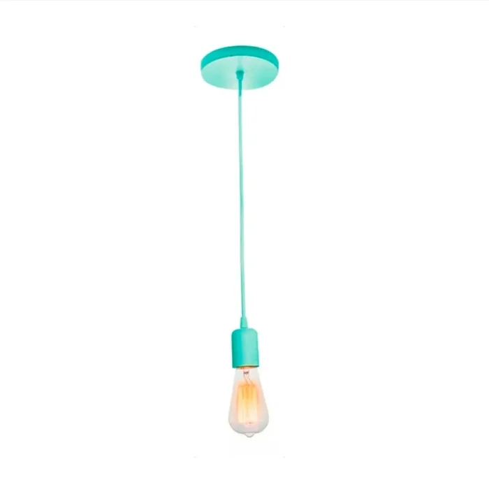 Lámpara Colgante Decorativa Rainbow Celeste - Lámparas colgantes, Uruguay | Serlux