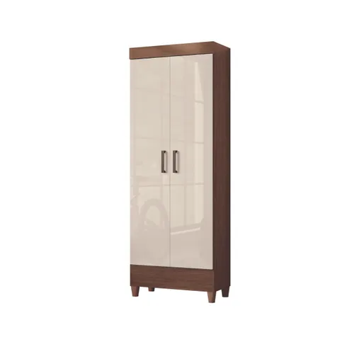Ropero 2 puertas - Terminación Jequitibá Claro - Linea FIT en Beige - Roperos y placares, Uruguay | Rústico Hogar