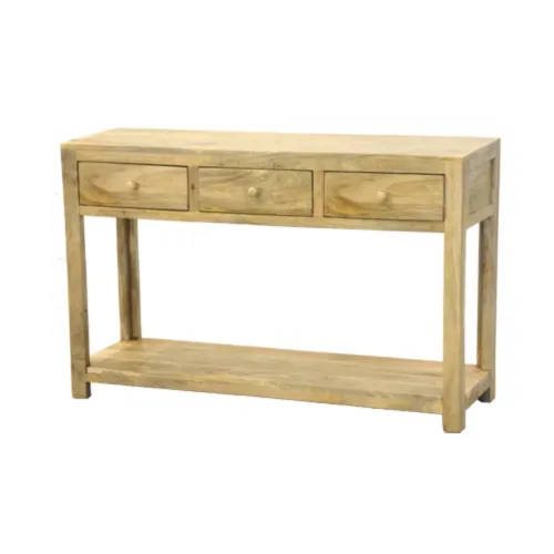 R-27 Recibidor 120x34x76 en Madera natural - Aparadores y recibidores, Uruguay | Victoriana