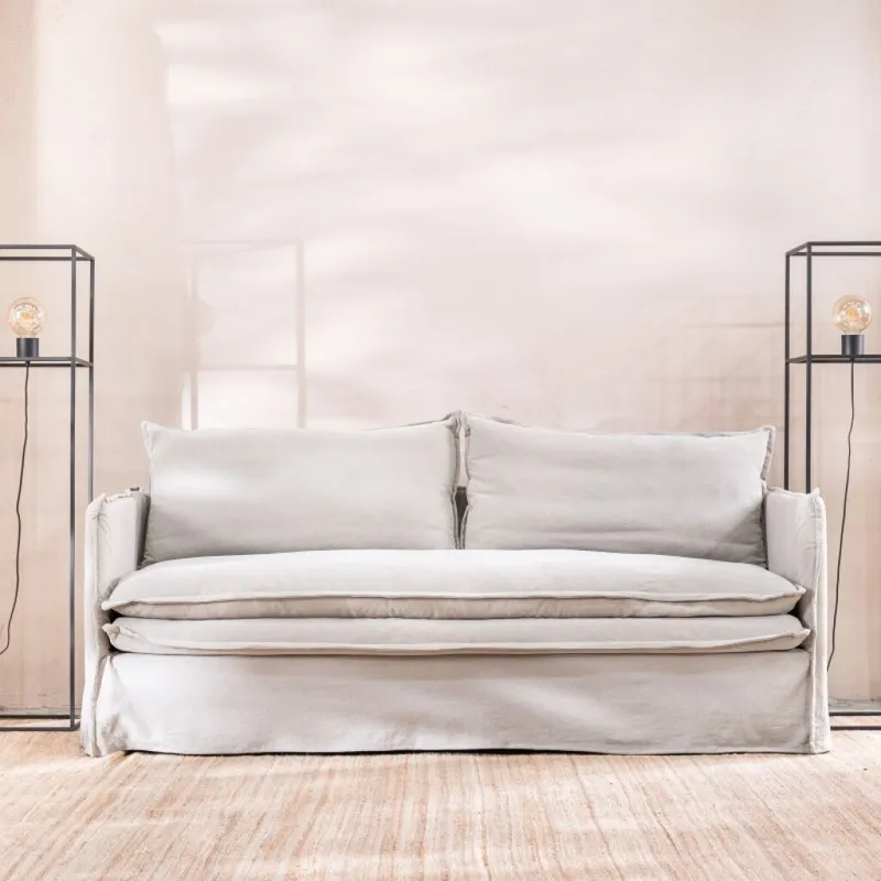 Sillón Manu 3 Cuerpos Gris en Gris - Sillones y sofás, Uruguay | Aihaus