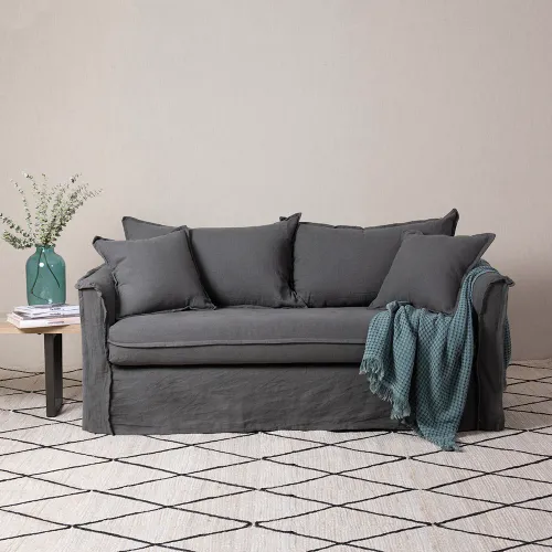 Sofá con funda Max en Gris - Sillones y sofás, Uruguay | Pieza Clave