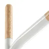 Perchero Nerb acero blanco y madera de caucho natural 175 cm en Blanco - Percheros y colgadores, Uruguay | Kavehome, vista 4 de 5
