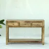 R-27A Recibidor 120x36x76 en Madera natural - Aparadores y recibidores, Uruguay | Victoriana, vista 1 de 3