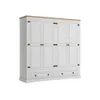 Ropero 4 Puertas - Madera Maciza - Línea Monterrey - Blanco - Roperos y placares, Uruguay | Ecowood, vista 1 de 4