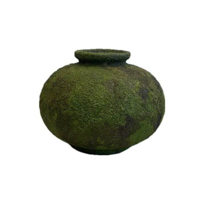 Jarrón Bola Chico Verde en Verde - Jarrones, Uruguay | Tutto Deco