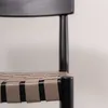 Banqueta en Acacia y Cuero en Negro - Butacas, banquetas y puffs, Uruguay | Entrecasa, vista 3 de 8