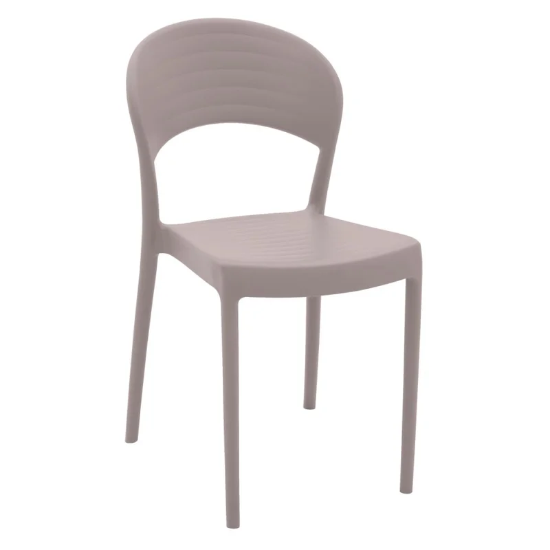 Silla Sissi Respaldo Cerrado en Polipropileno - Color beige - 92046/421 en Beige - Sillas, Uruguay | Champagne Home, vista 3