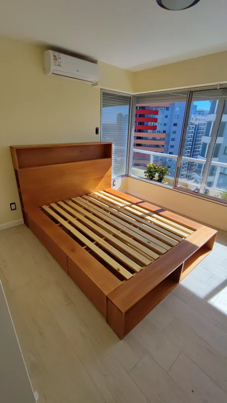 Cama Ginebra en Madera natural - Dormitorio, Uruguay | Tree House Deco, vista 19