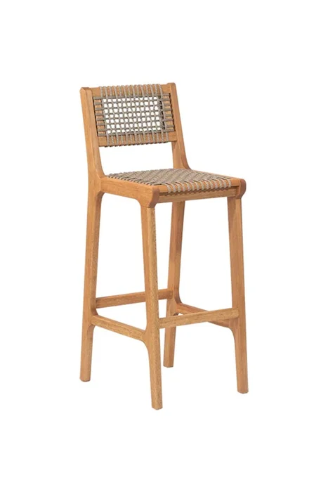 BANQUETA ALTA TRACO CUERDA RAMI 40x46x106/75CM JATOBA - Muebles para el exterior, Uruguay | Vinibel