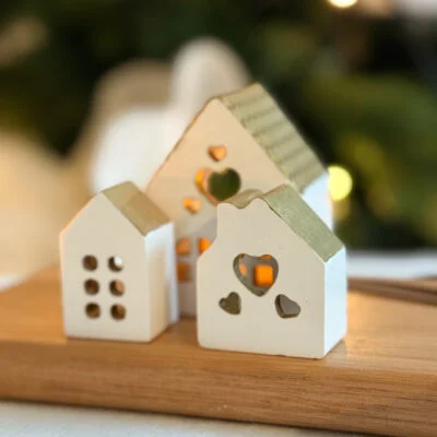 Casitas navideñas x 3 en Blanco - Decoración, Uruguay | Dreams On Time, vista 9