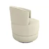 Sillon Butaca Giratoria 360 Grados Tapizada Tela en Beige, Uruguay | Lais Muebles, vista 3 de 4