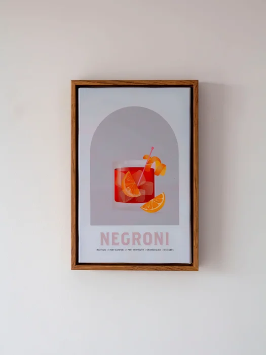 lámina negroni ii en Negro - Decoración de pared, Uruguay | Proyecto Forma