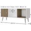 Rack para tv 42 con 1 puerta - Muebles para TV, Uruguay | Que Sal Muebleria, vista 3 de 5