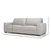 Sofá Juno - Tela Aquaclean - 3 cuerpos - A fabricar en Patrón - Sillones y sofás, Uruguay | NYR, vista 3 de 3