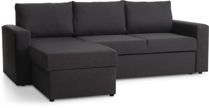 Sofá cama MARSLEV chaise longue gris osc en Gris - Sillones y sofás, Uruguay | JYSK