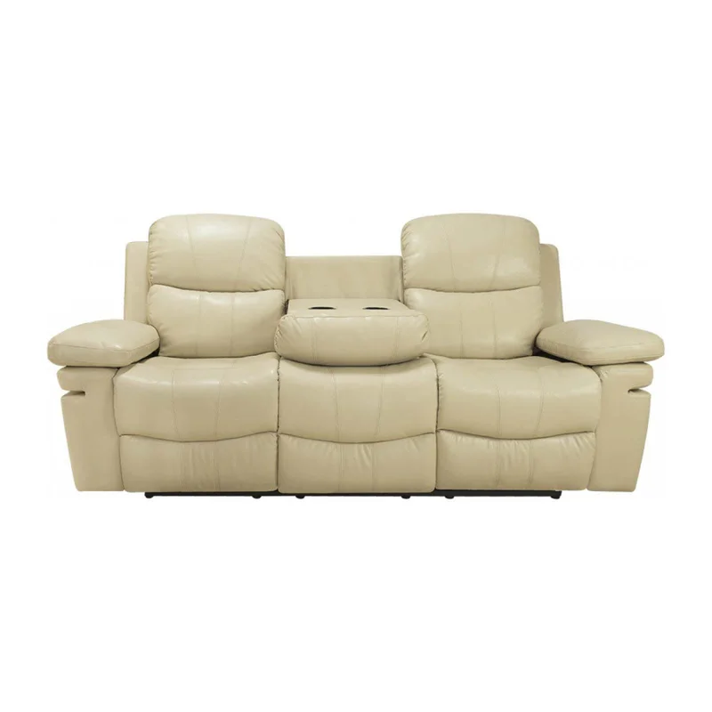 Sillón Reclinable 3 Cuerpos Pu Natural-beige Mr2138 Cream en Beige - Sillones y sofás, Uruguay | Divino, vista 7