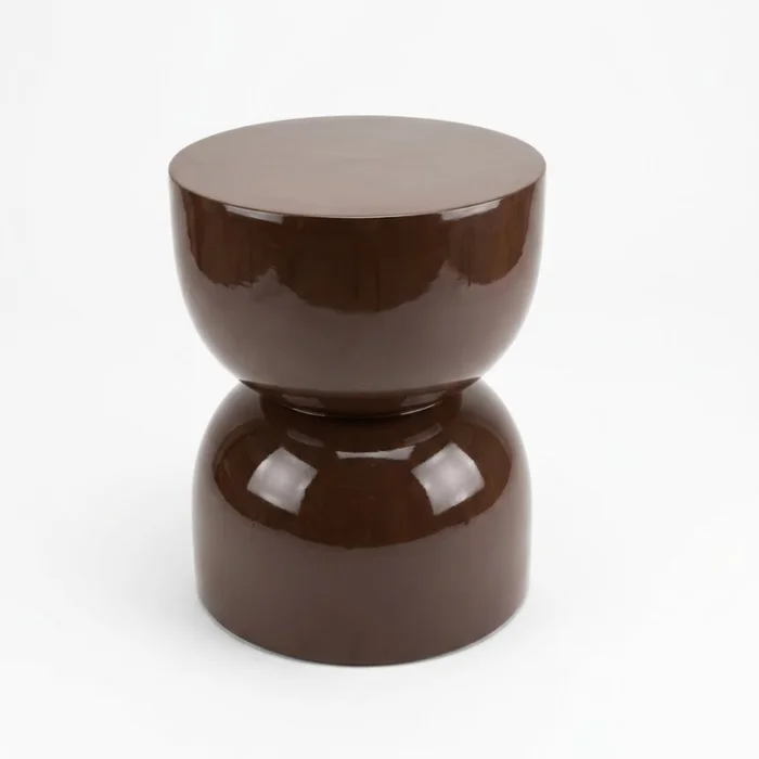 Mesa de Arrime / Banco Chocolate en Marrón - Butacas, banquetas y puffs, Uruguay | Casakos, vista 3