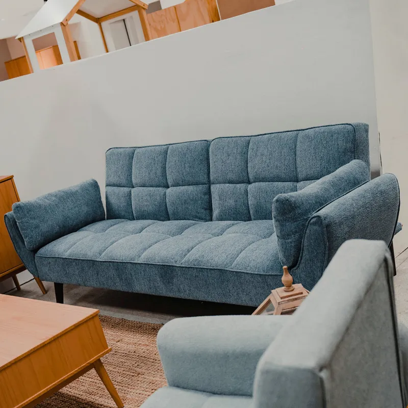 Sillón Cama 3 cuerpos Helen Azul - Sillones y sofás, Uruguay | Ecowood