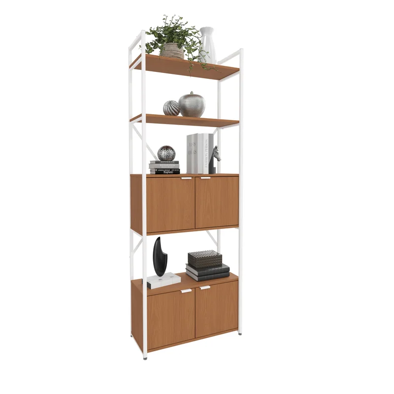 ESTANTERIA CON PUERTAS LINEA INDUSTRIAL HIERRO en Madera natural - Bibliotecas, Uruguay | Balton, vista 19