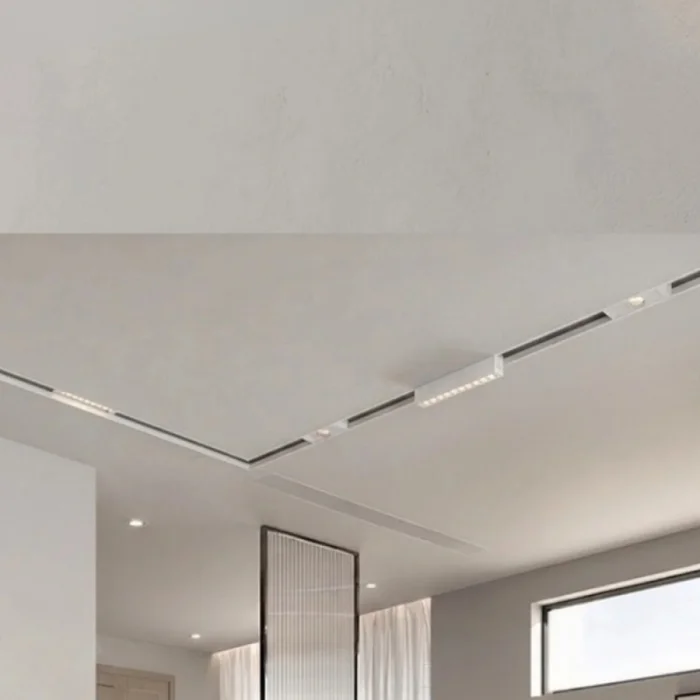 Spot Lineal LED Magnético G2 18W 2700K Blanco en Negro - Lámparas colgantes, Uruguay | Serlux, vista 4