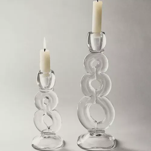 CANDELABRO VIDRIO ESFERAS - Velas y Portavelas, Uruguay | Zara Home