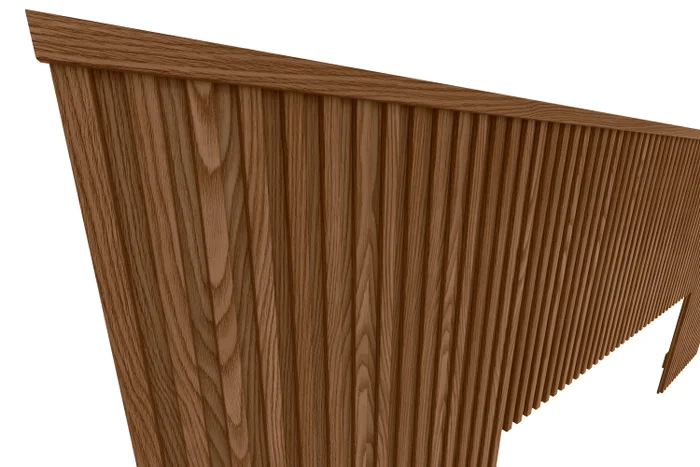Respaldo de Cama con Listones de Madera Rafaela 240CM en Madera natural - Respaldos de cama, Uruguay | Balton, vista 12