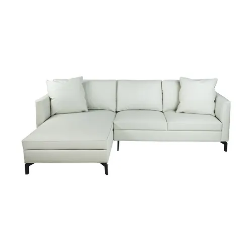 SOFA JOHNNY CHAISE IZQUIERDO 250X90X92CM TELA SIMIL CUERO - Sillones y sofás, Uruguay | Vinibel