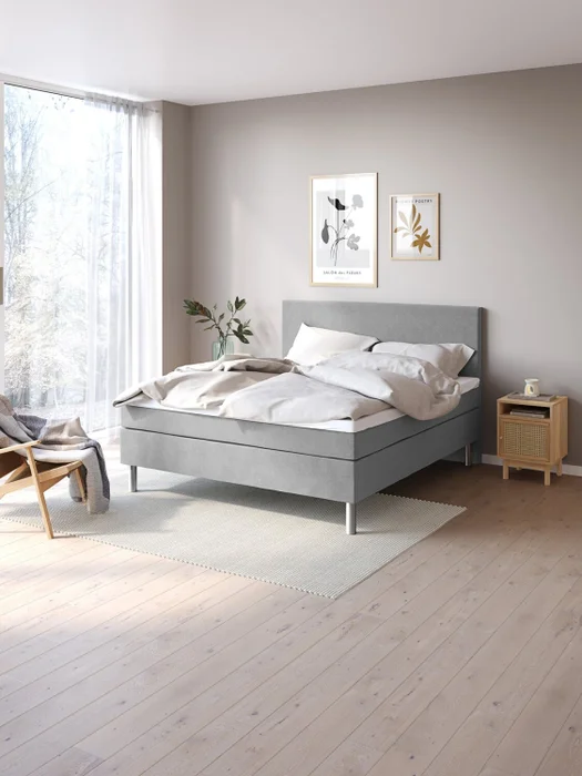 Respaldo liso 180x115 H10 gr-22 en Gris - Respaldos de cama, Uruguay | JYSK, vista 3