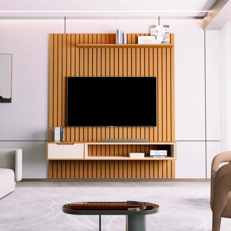 Home Ripado Tucuma 1.8 en Madera natural - Muebles para TV, Uruguay | Deluxe Home