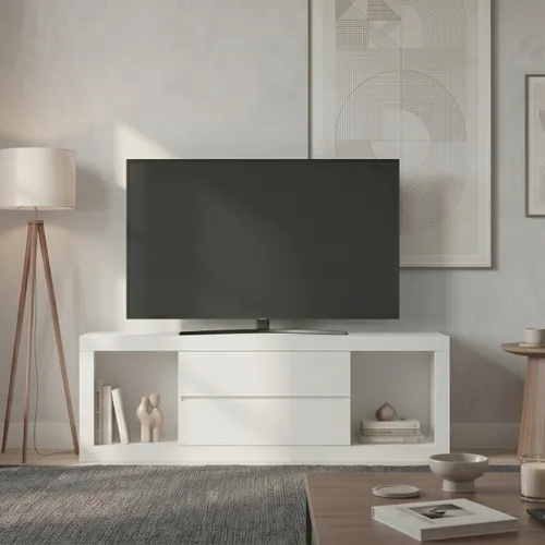 Rack para TV 70" - Casablanca - Infinite - Blanco en Blanco - Muebles para TV, Uruguay | Rústico Hogar