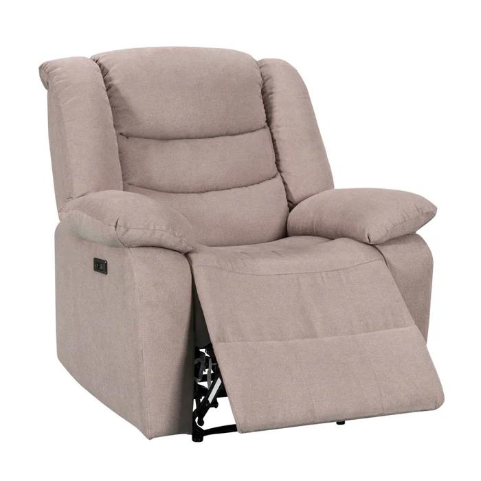 Recliner Eléctrico Tela Marron Marsella Ii Taupe en Beige - Sillones y sofás, Uruguay | Divino, vista 4