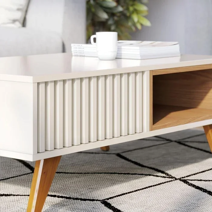 Mesa De Living Mesa Ratona Living Comedor Minimalista en FREIJO OFF WHITE - Sillones y sofás, Uruguay | Soy Hogar, vista 13