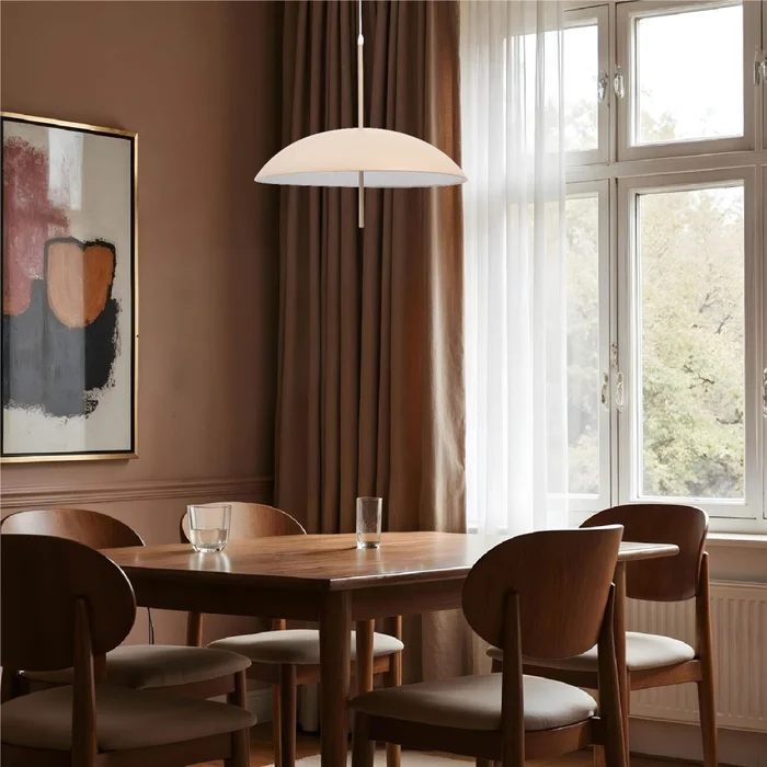 Luminaria Colgante Pauline Medium Beige ø 35 cm en Beige - Lámparas colgantes, Uruguay | Serlux, vista 6