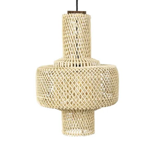 L. COLGAR SUDÁFRICA 36XH50 RATTAN NATURAL - Lámparas colgantes, Uruguay | Masinfinito Casa