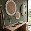 Individual / Aplique Alelí Blanco y Natural en Blanco - Decoración de pared, Uruguay | Indrana, vista 5 de 8