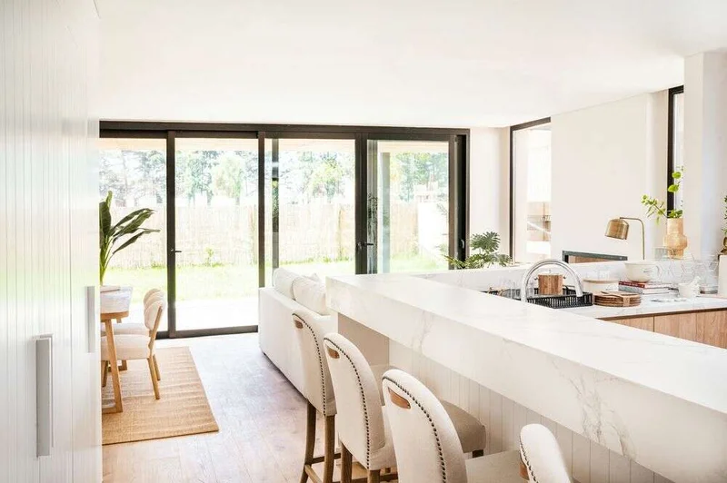 SILLA DE BAR RALPH - LINO en Beige - Sillas, Uruguay | La Iberica, vista 6