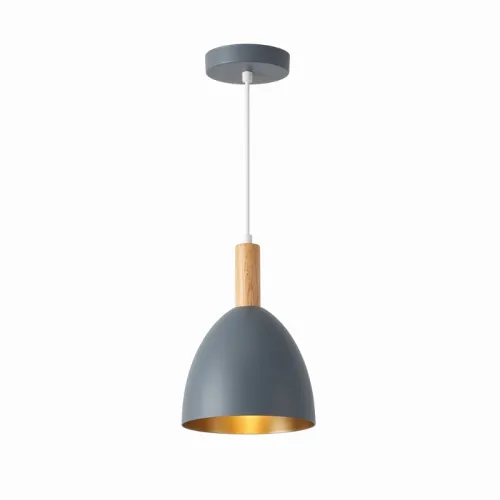 Artefacto Colgante Bert Gris en Gris - Lámparas colgantes, Uruguay | Serlux